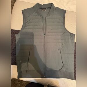 FLX Men's Quilted Sleeveless Vest - Slate Gray